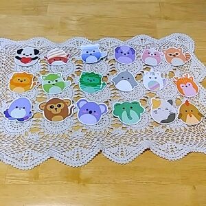 Cute animals, colorful stickers for cellphones, laptop, lockers, crafts